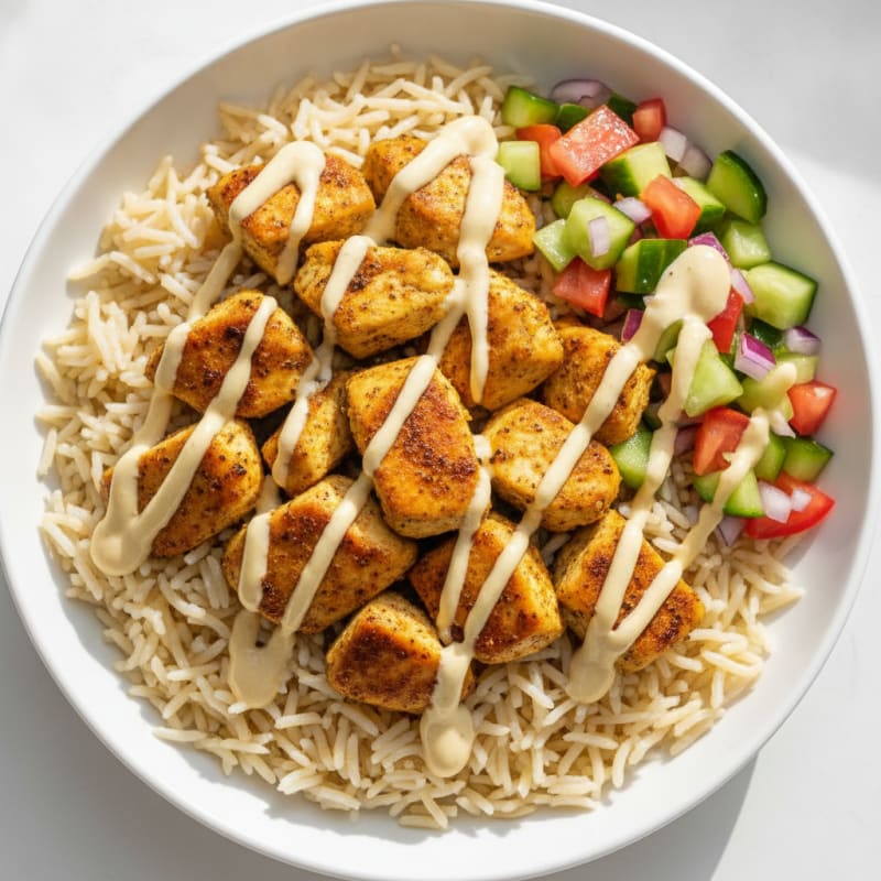 Chicken Shawarma Rice Bowl