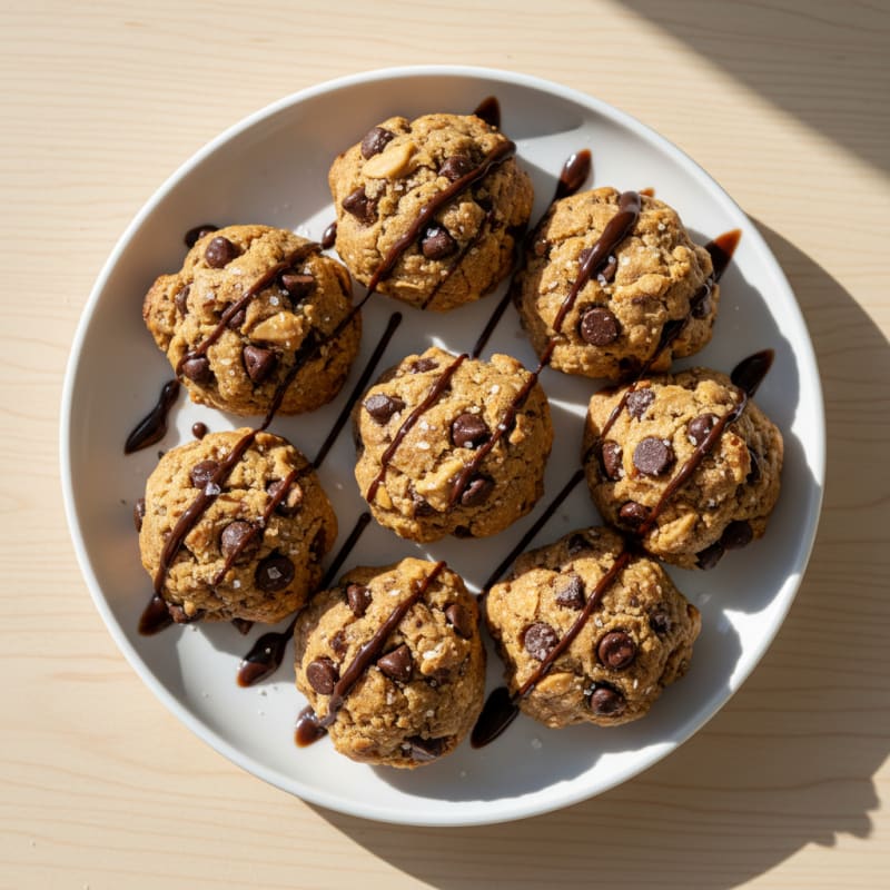 No-Bake Protein Chocolate Chip Cookie Dough Bites