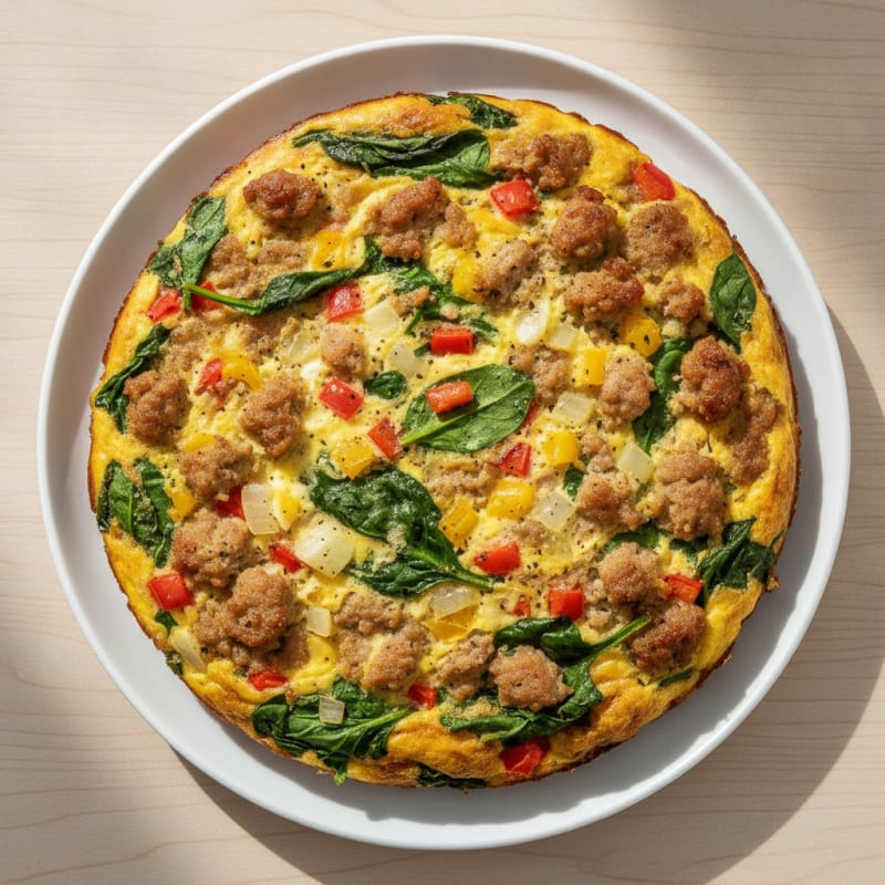 Savory Egg and Turkey Sausage Bake