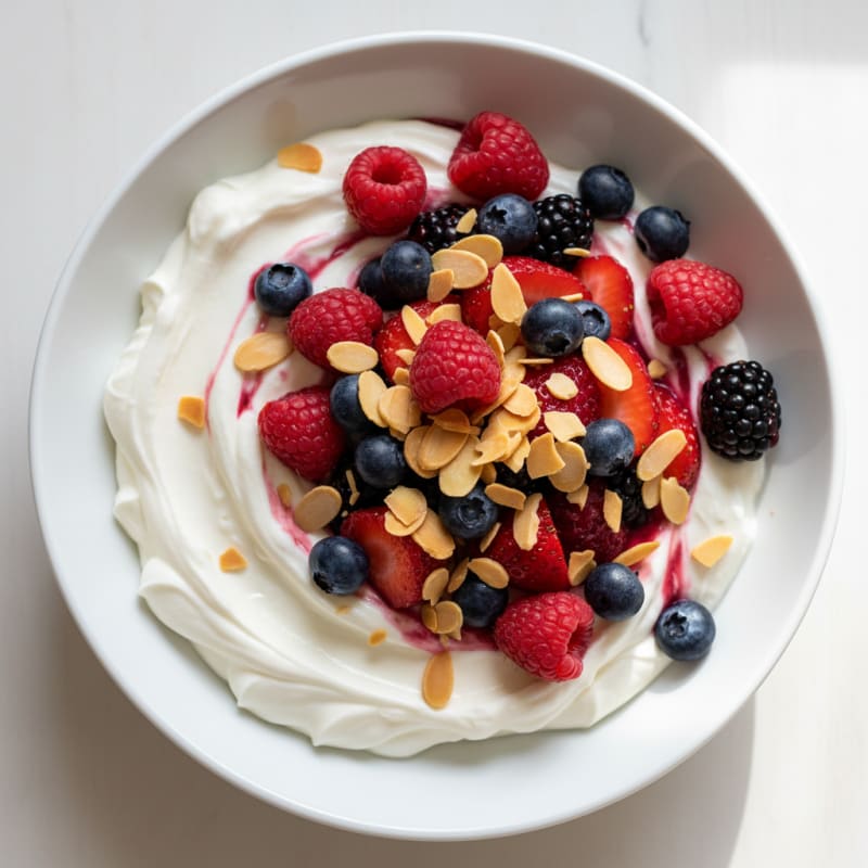 Creamy Protein Yogurt with Mixed Berries