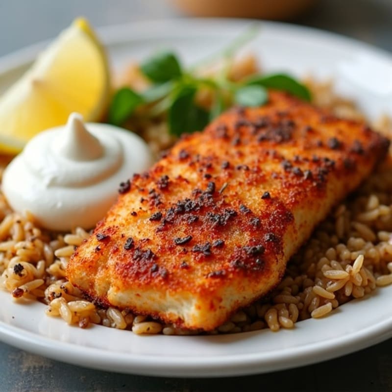 Crispy Cajun Blackened Catfish