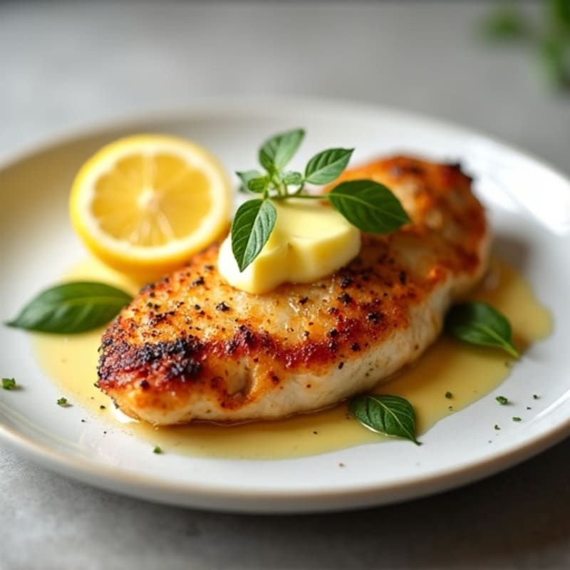Lemon-Garlic Butter Pan Seared Chicken