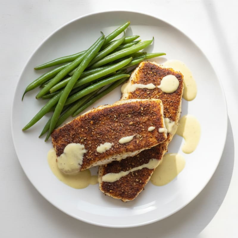 Cajun Blackened Catfish with Lemon Aioli