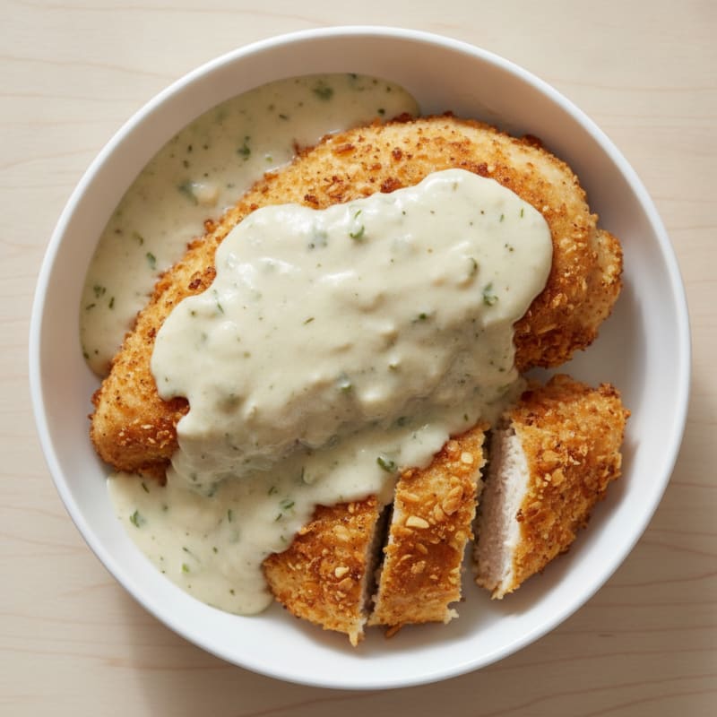 Buttermilk Fried Chicken with Creamy Gravy
