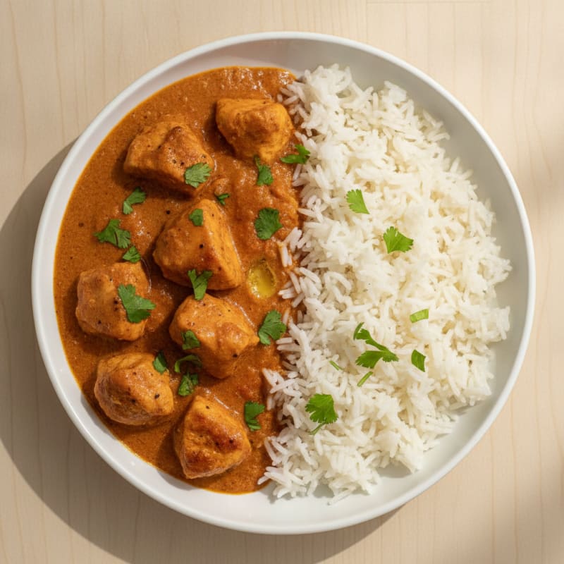 Spiced Butter Chicken with Basmati Rice