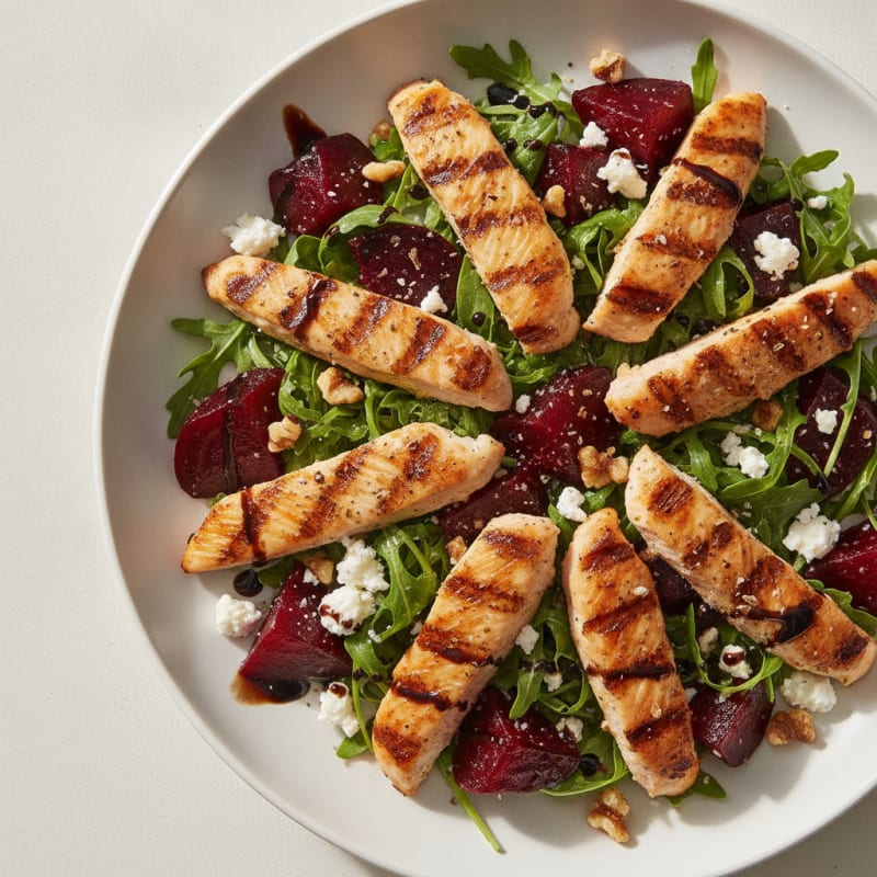 Roasted Beetroot and Feta Salad