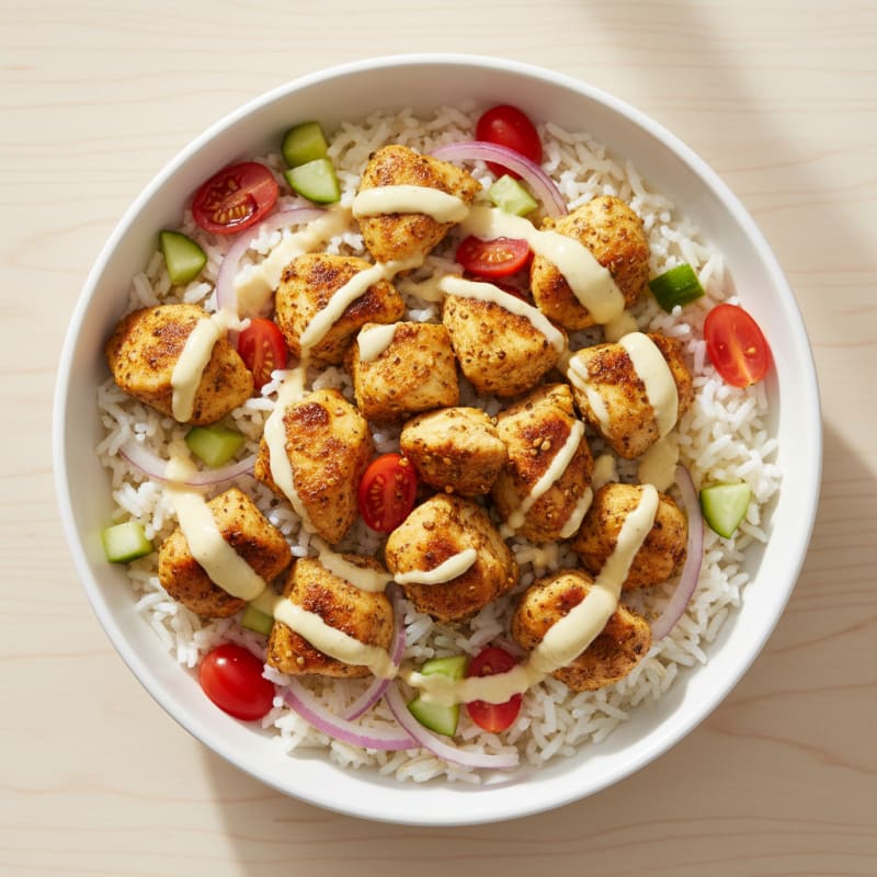Chicken Shawarma Rice Bowl