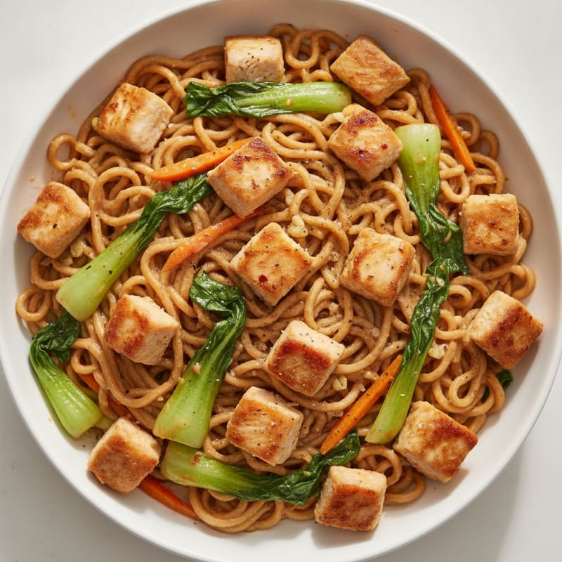 Creamy Peanut Chicken Ramen
