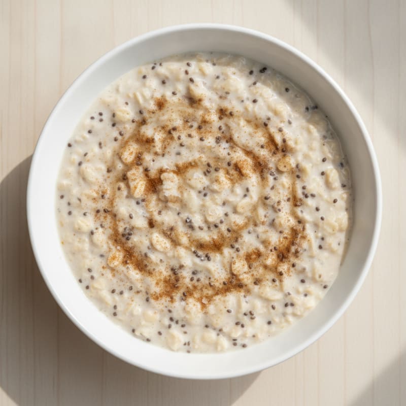 Overnight Protein Oats with Chia Seeds