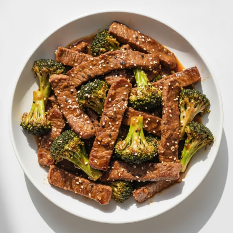 Sesame Beef & Broccoli Stir-Fry