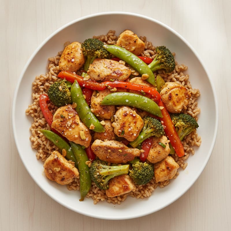 Ginger-Garlic Chicken Stir-Fry