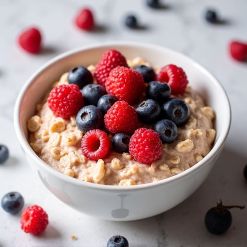 Creamy Protein Berry Oatmeal