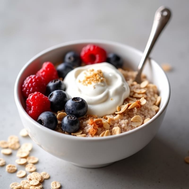 Creamy Berry Almond Oatmeal