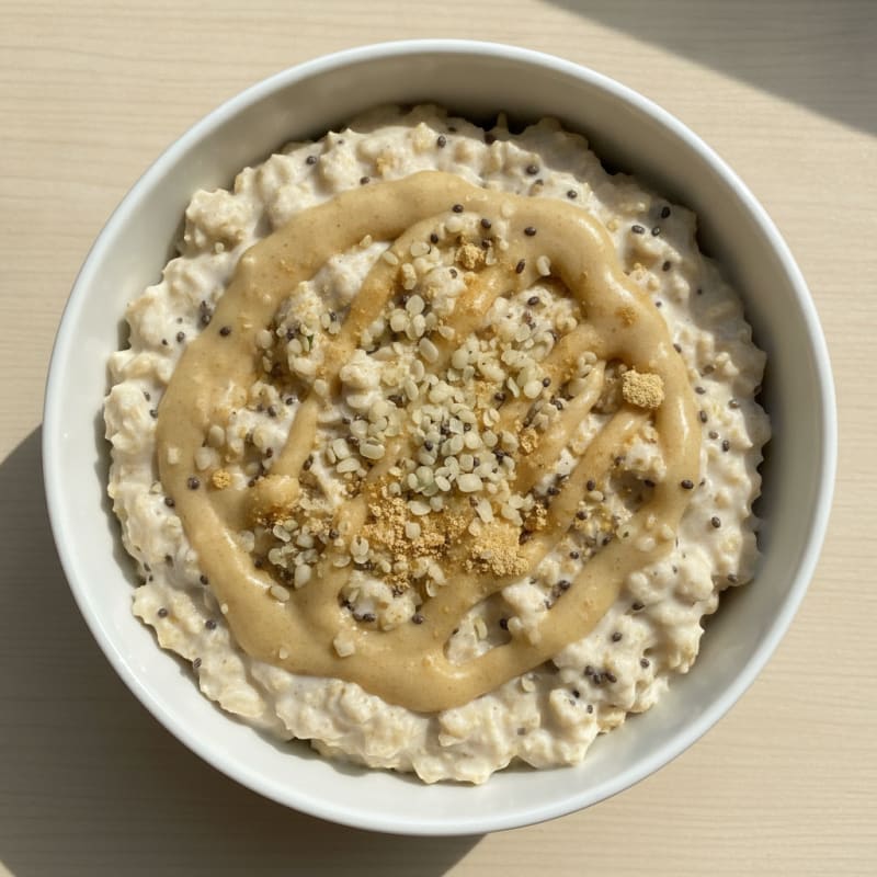 Cake Batter Protein Overnight Oats