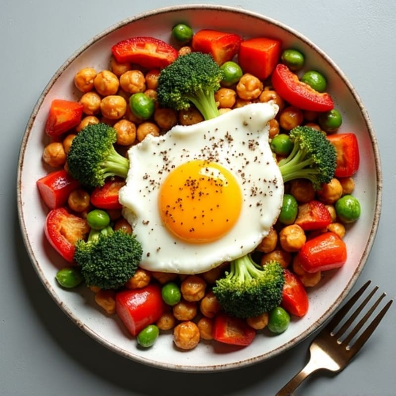 Crispy Roasted Chickpea and Vegetable Sheet Pan