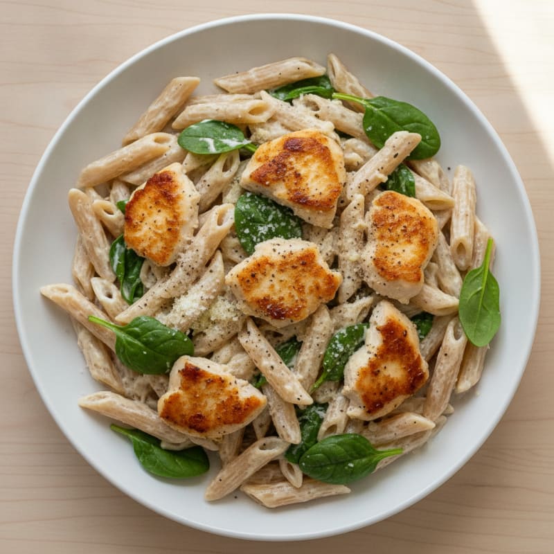Creamy Chicken Alfredo Pasta