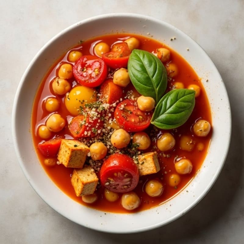 Hearty Spiced Chickpea and Tomato Stew