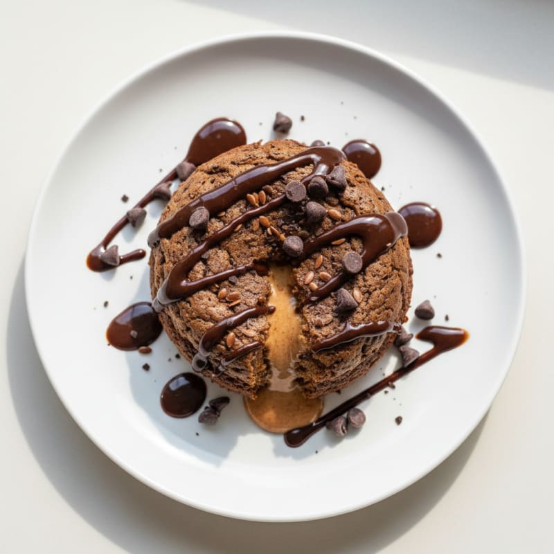 Creamy Chocolate Protein Mug Cake
