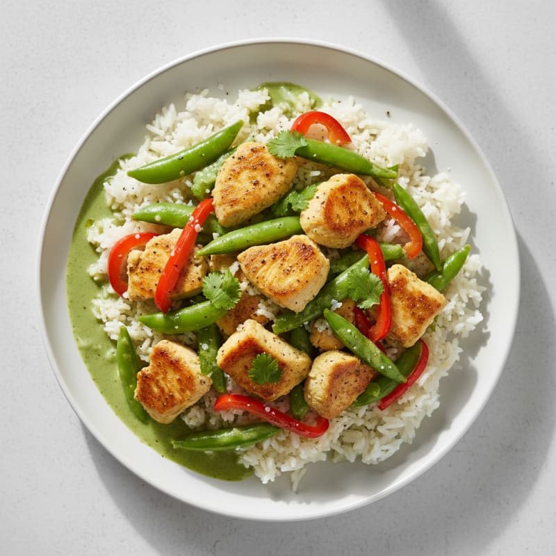 Creamy Thai Green Curry Chicken