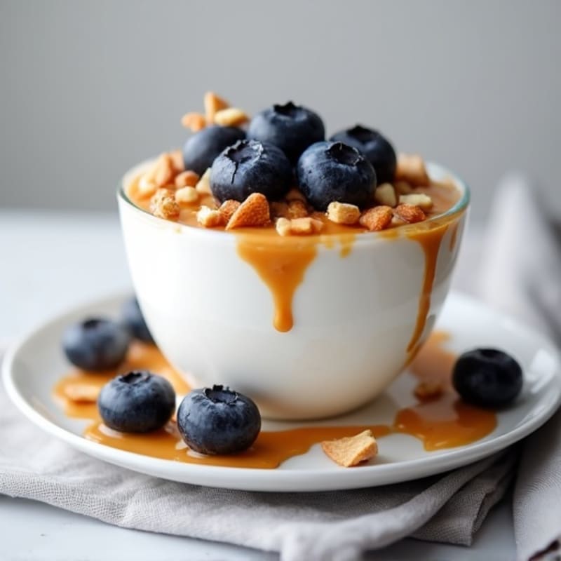 Greek Yogurt Protein Parfait with Almond Butter