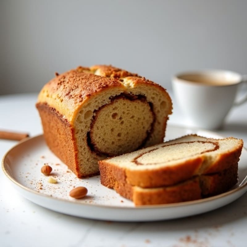 Protein-Packed Almond Flour Cinnamon Swirl Bread