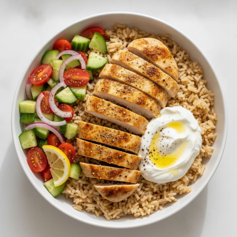 Chicken Shawarma Rice Bowl