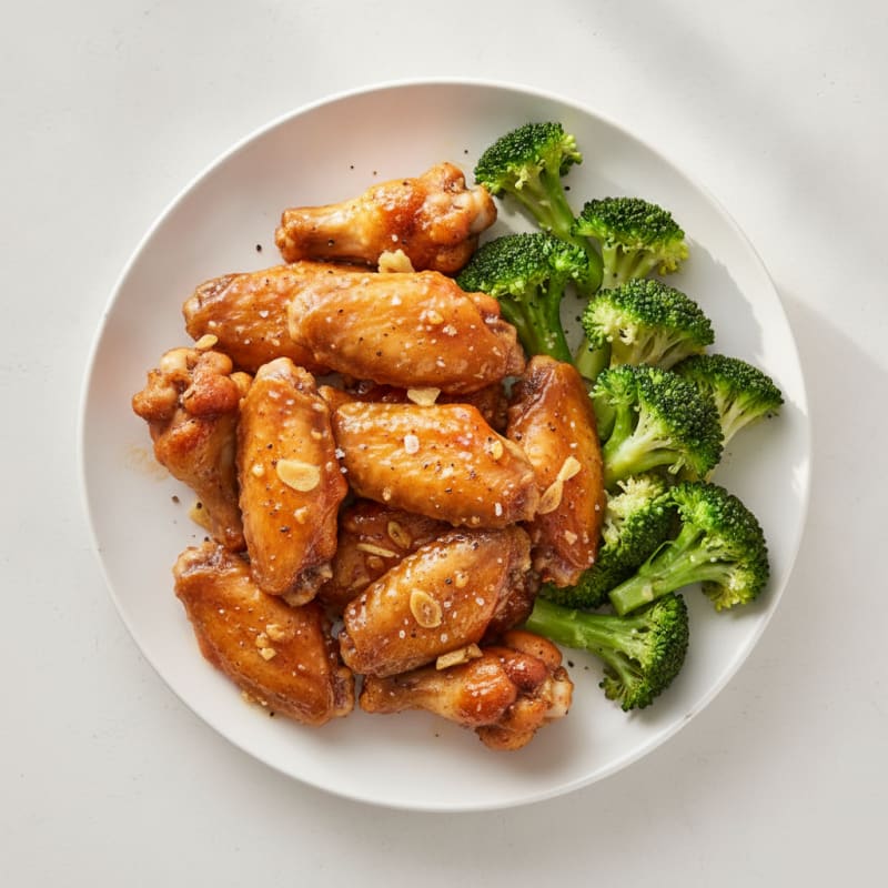 Honey-Garlic Glazed Chicken Wings