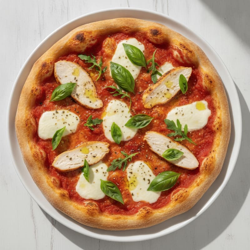 Classic Margherita Pizza with Fresh Basil
