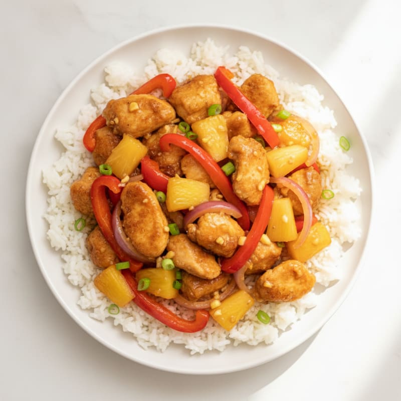 Sweet and Sour Chicken Stir-Fry