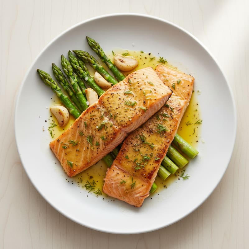 Golden Lemon-Herb Grilled Salmon