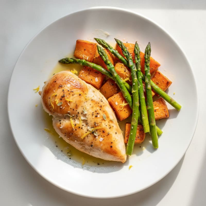 Simple Baked Lemon Herb Chicken