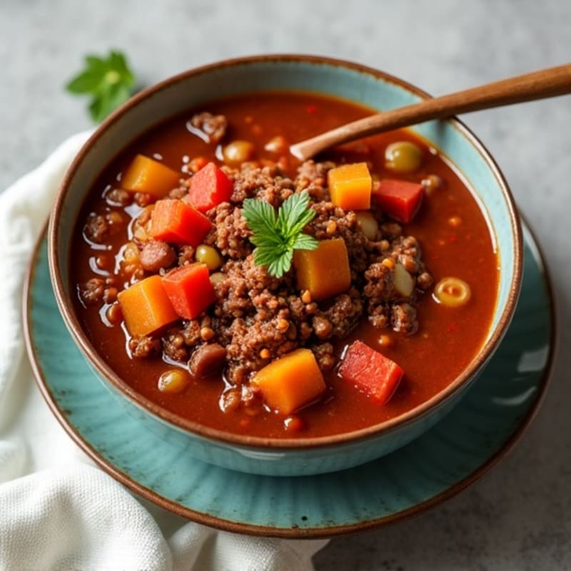 Hearty Slow Cooker Beef Chili