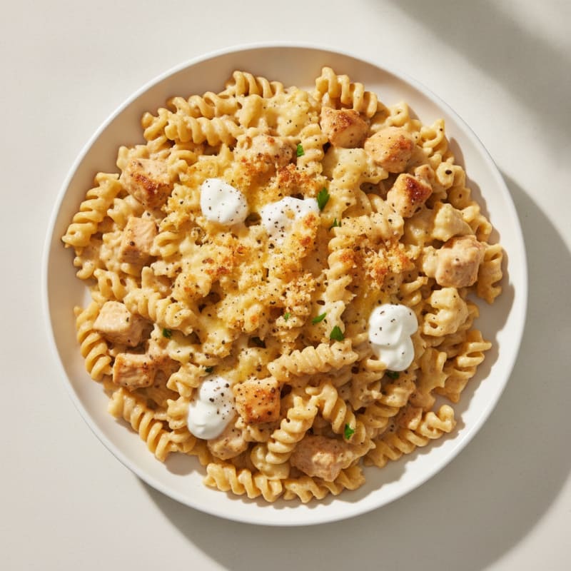 High-Protein Baked Macaroni and Cheese