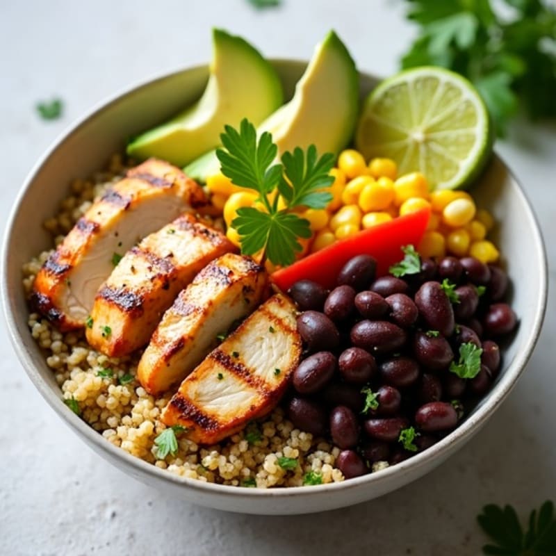 Zesty Lime Quinoa Black Bean Bowl