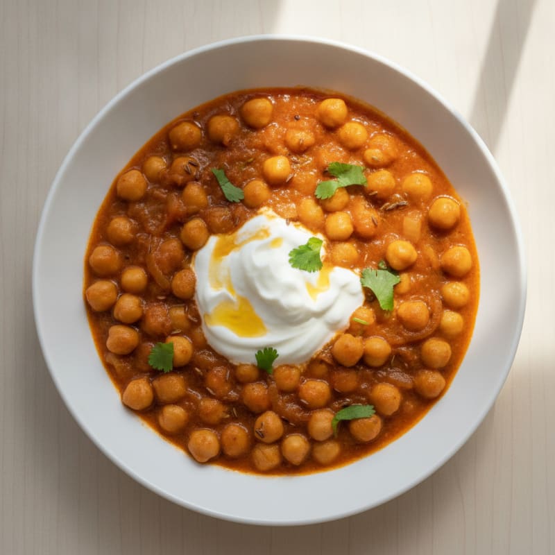 Hearty Chickpea and Tomato Curry