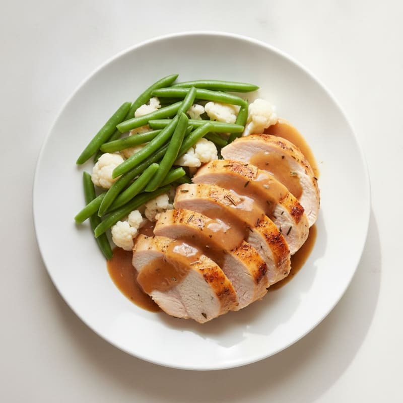 Herb-Roasted Turkey Breast with Pan Gravy