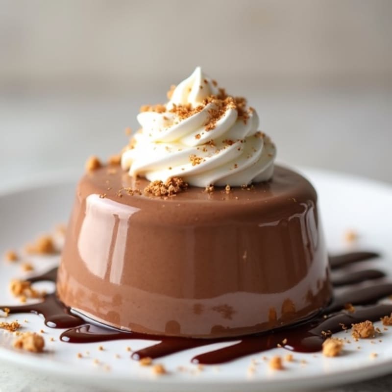 High-Protein Chocolate Greek Yogurt Mousse with Whip Creme