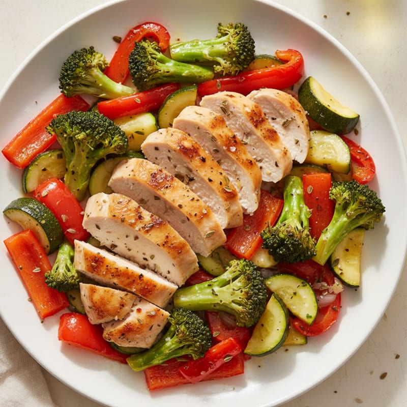 Zesty Lemon-Herb Roasted Vegetable Medley