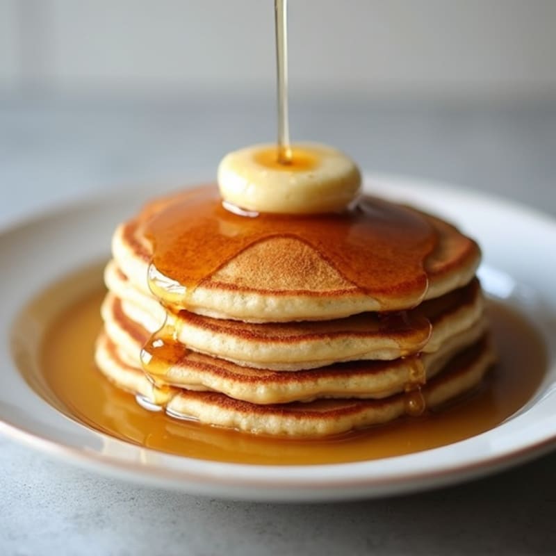 Fluffy Maple Protein Pancakes