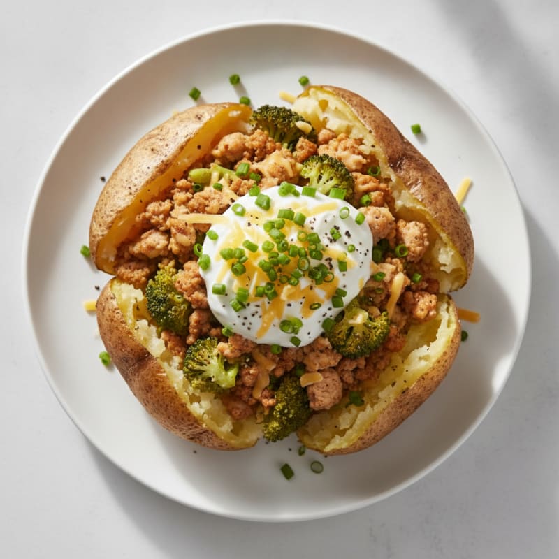 Loaded Baked Potatoes with Chives
