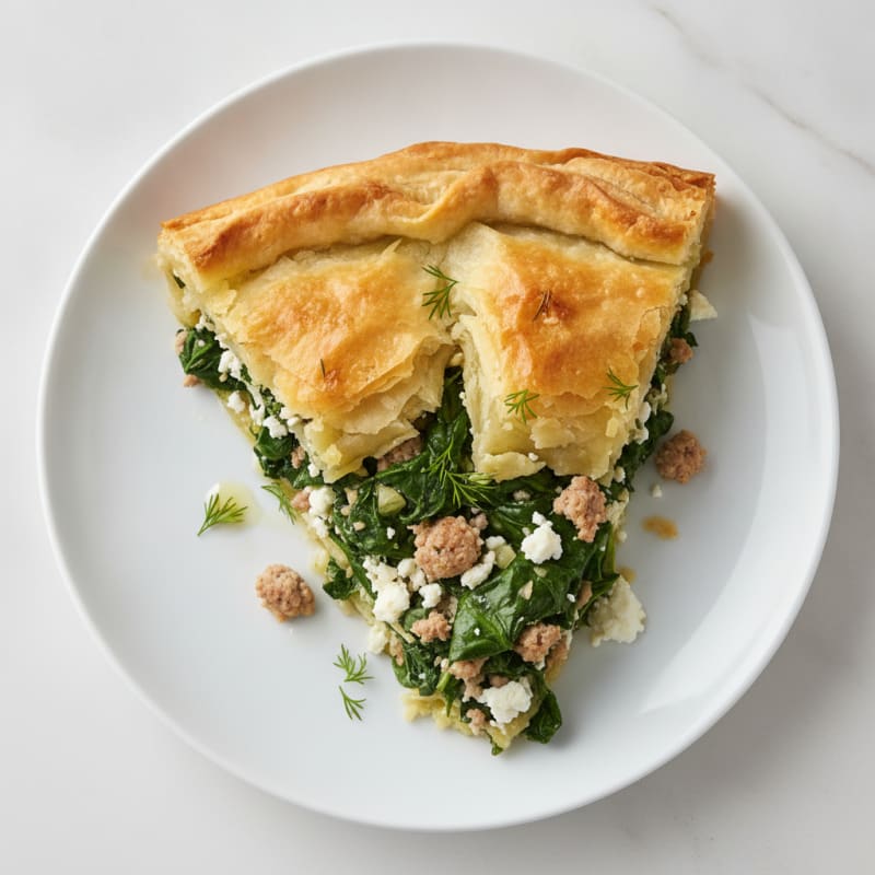 Spinach and Feta Phyllo Pie