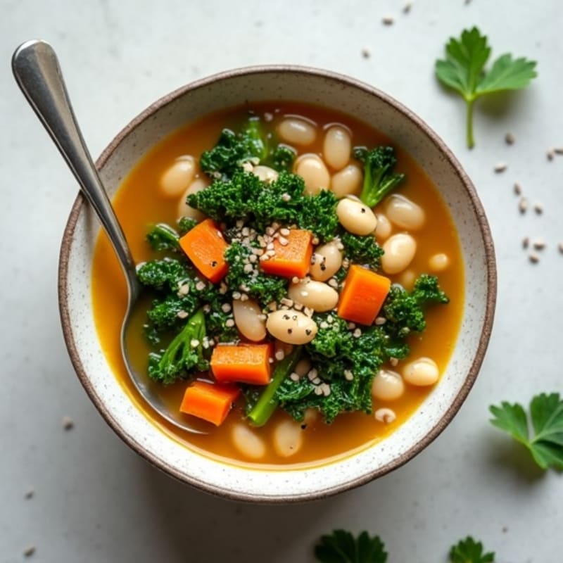 Hearty Kale and White Bean Soup