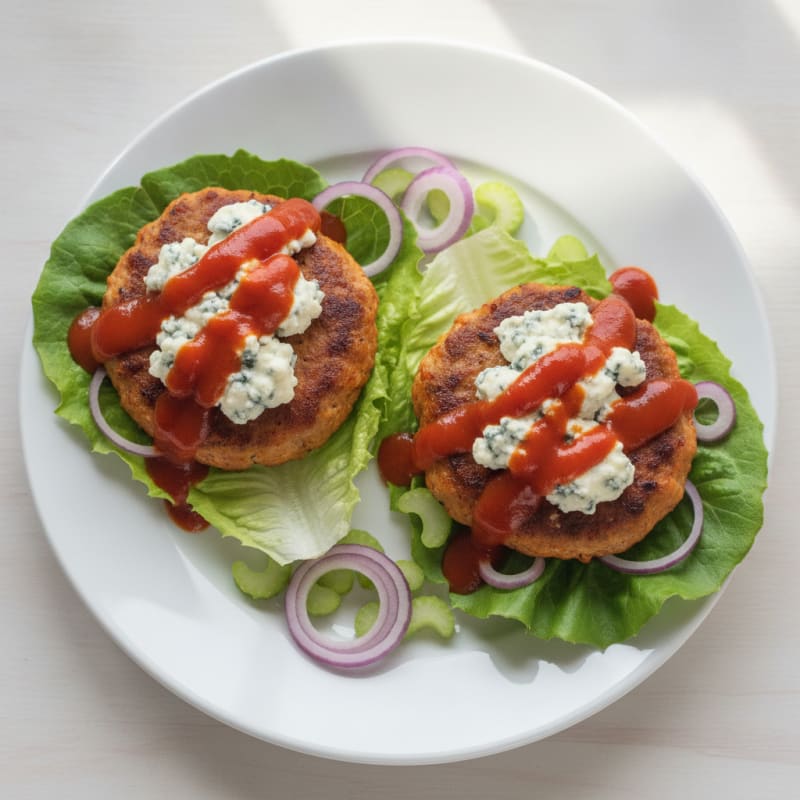 Buffalo Blue Cheese Burgers