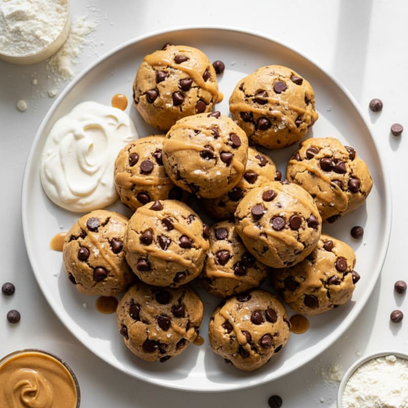 Chewy Chocolate Chip Cookie Dough Bites