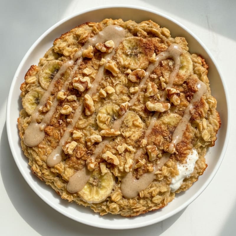 Banana Bread Baked Oats