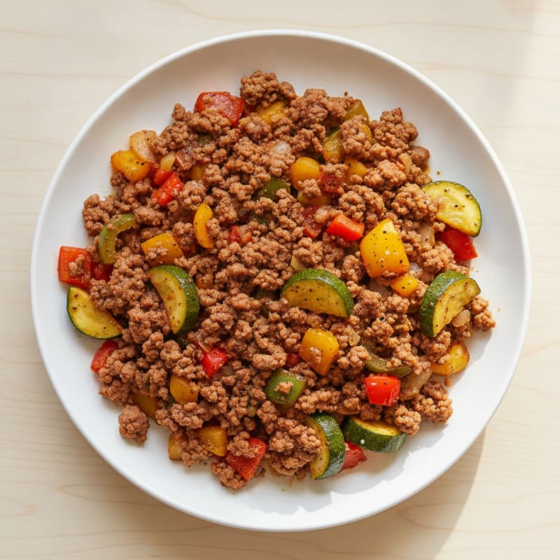 Ground Beef and Vegetable Skillet