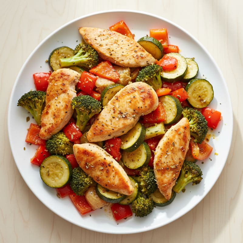 Sheet Pan Lemon Herb Chicken and Veggies