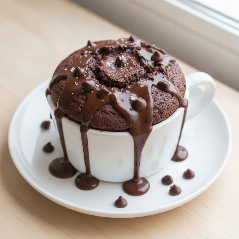 Decadent Chocolate Protein Mug Cake