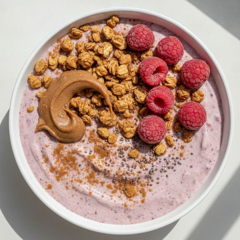 Protein Powder Berry Smoothie Bowl