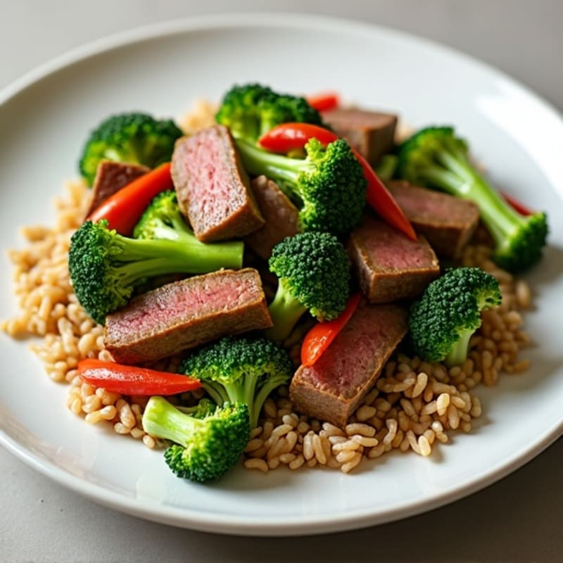 Ginger-Garlic Beef and Broccoli Stir-Fry